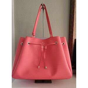 Kate Spade New York Cape Drive Lynnie Draw String Orange Shoulder Bag